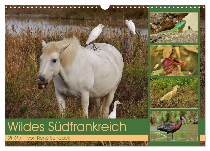 Wildes Südfrankreich (Wandkalender 2027 DIN A3 quer) CALVENDO Monatskalender