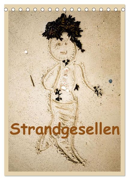 Strandgesellen (Tischkalender 2027 DIN A5 hoch) CALVENDO Monatskalender