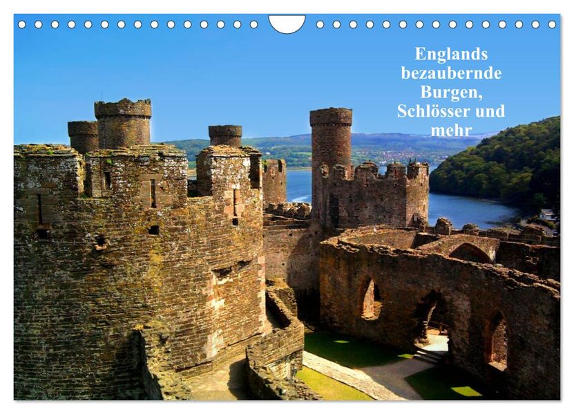 Englands bezaubernde Burgen Schlösser und mehr (Wandkalender 2027 DIN A4 quer) CALVENDO Monatskalender