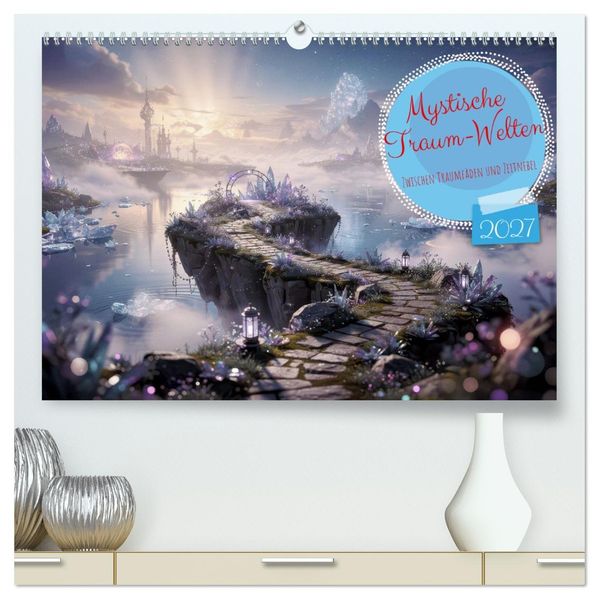 Mystische Traum-Welten (hochwertiger Premium Wandkalender 2027 DIN A2 quer) Kunstdruck in Hochglanz