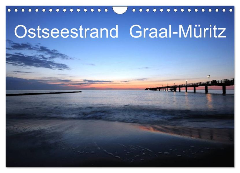 Ostseestrand Graal-Müritz (Wandkalender 2027 DIN A4 quer) CALVENDO Monatskalender