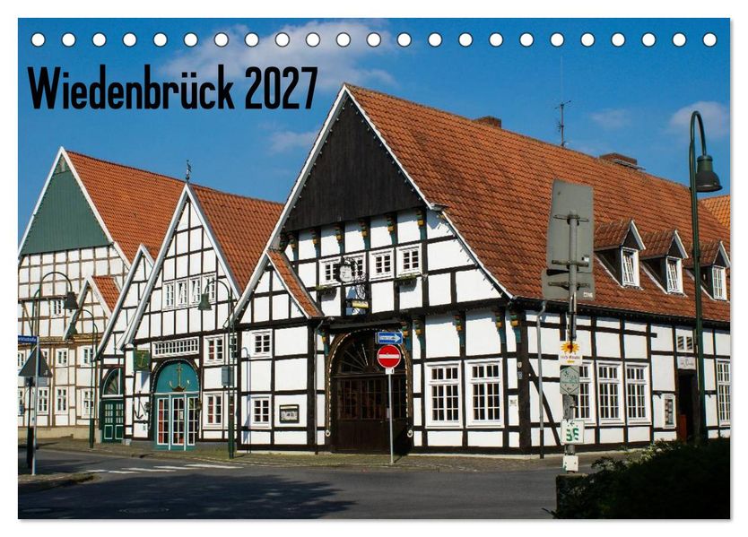 Wiedenbrück 2027 (Tischkalender 2027 DIN A5 quer) CALVENDO Monatskalender