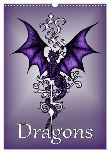 Dragons (Wall Calendar 2027 DIN A3 portrait) CALVENDO 12 Month Wall Calendar