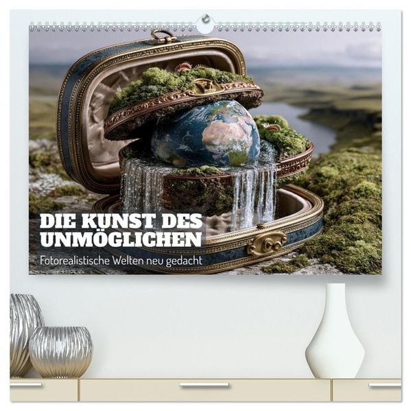 Die Kunst des Unmöglichen. Fotorealistische Welten neu gedacht (hochwertiger Premium Wandkalender 2027 DIN A2 quer) Kunstdruck in Hochglanz