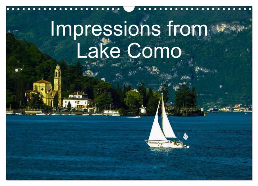 Impressions from Lake Como / UK-Version (Wall Calendar 2027 DIN A3 landscape) CALVENDO 12 Month Wall Calendar