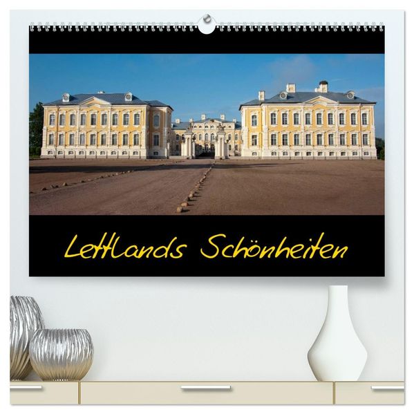 Lettlands Schönheiten (hochwertiger Premium Wandkalender 2027 DIN A2 quer) Kunstdruck in Hochglanz