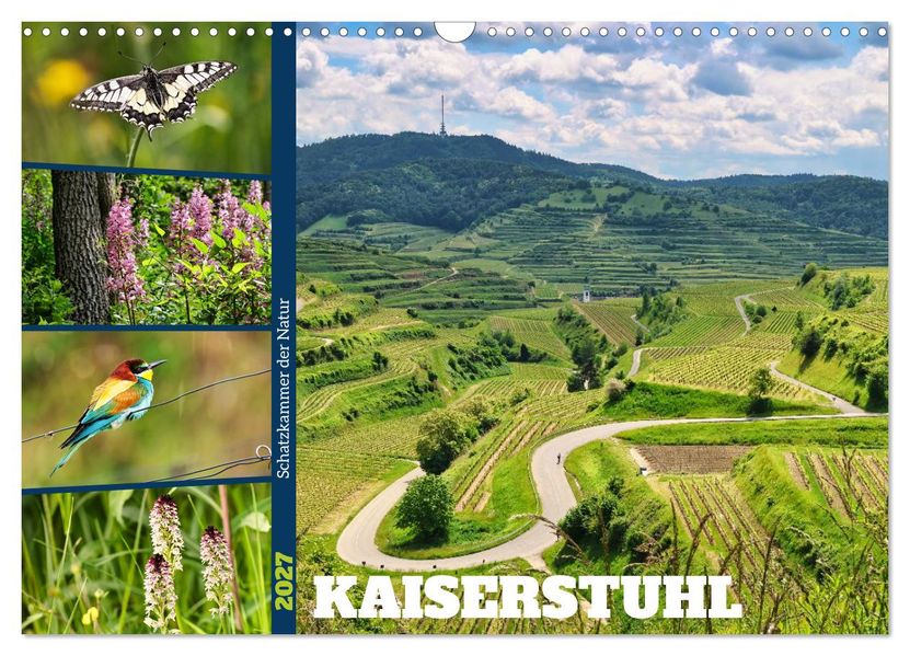 Kaiserstuhl Schatzkammer der Natur (Wandkalender 2027 DIN A3 quer) CALVENDO Monatskalender
