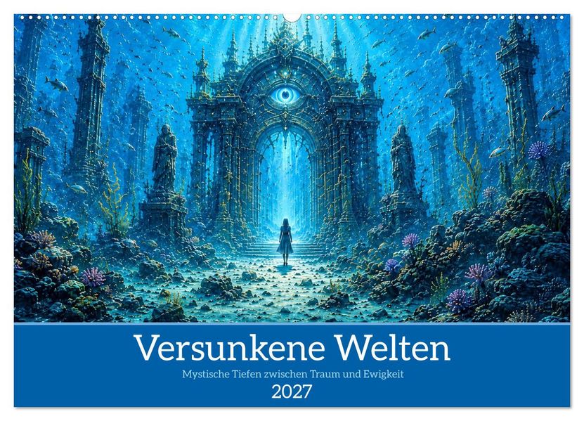 Versunkene Welten - Mystische Tiefen zwischen Traum und Ewigkeit (Wandkalender 2027 DIN A2 quer) CALVENDO Monatskalender