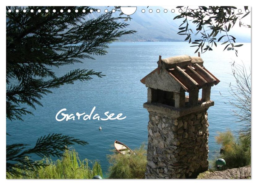 Gardasee (Wandkalender 2027 DIN A4 quer) CALVENDO Monatskalender