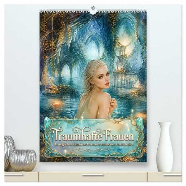 Traumhafte Frauen (hochwertiger Premium Wandkalender 2027 DIN A2 hoch) Kunstdruck in Hochglanz