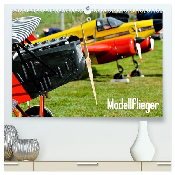 Modellflieger / CH-Version (hochwertiger Premium Wandkalender 2027 DIN A2 quer) Kunstdruck in Hochglanz