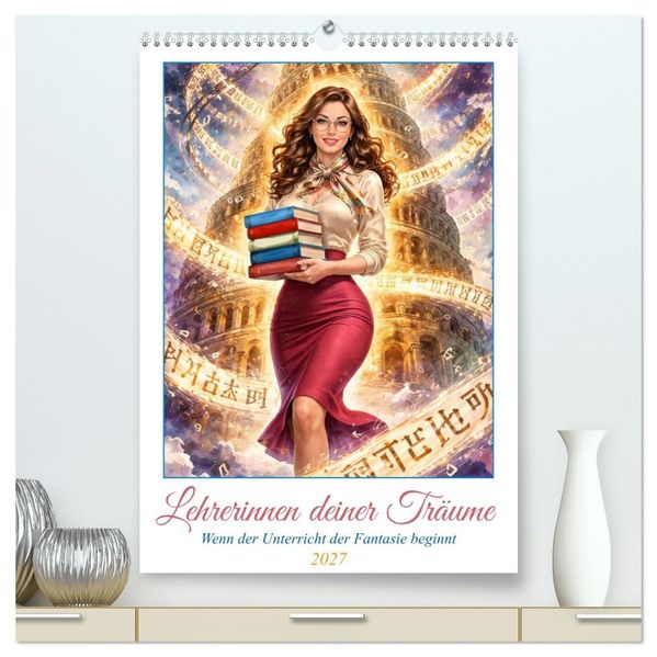 Lehrerinnen deiner Träume (hochwertiger Premium Wandkalender 2027 DIN A2 hoch) Kunstdruck in Hochglanz