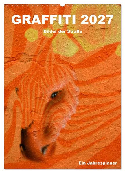 GRAFFITI 2027 / Planer (Wandkalender 2027 DIN A2 hoch) CALVENDO Monatskalender