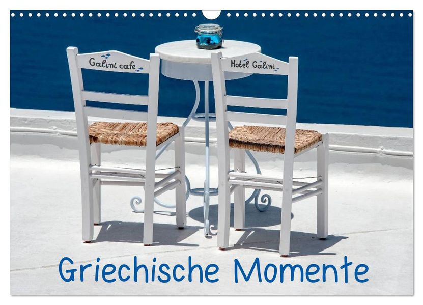 Griechische Momente (Wandkalender 2027 DIN A3 quer) CALVENDO Monatskalender
