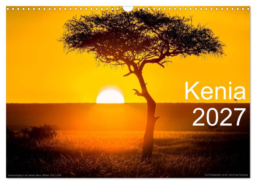 Kenia 2027 (Wandkalender 2027 DIN A3 quer) CALVENDO Monatskalender