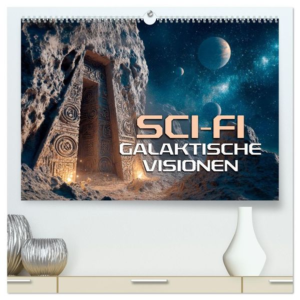 Sci-Fi - Galaktische Visionen (hochwertiger Premium Wandkalender 2027 DIN A2 quer) Kunstdruck in Hochglanz