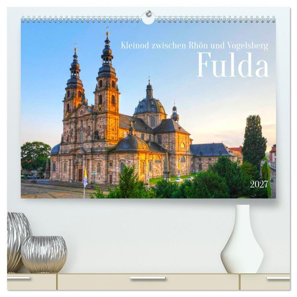 Fulda - Kleinod zwischen Rhön und Vogelsberg (hochwertiger Premium Wandkalender 2027 DIN A2 quer) Kunstdruck in Hochglanz