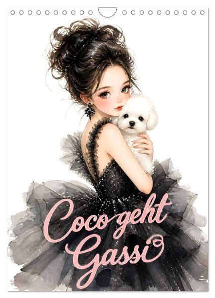 Coco geht Gassi (Wandkalender 2027 DIN A4 hoch) CALVENDO Monatskalender