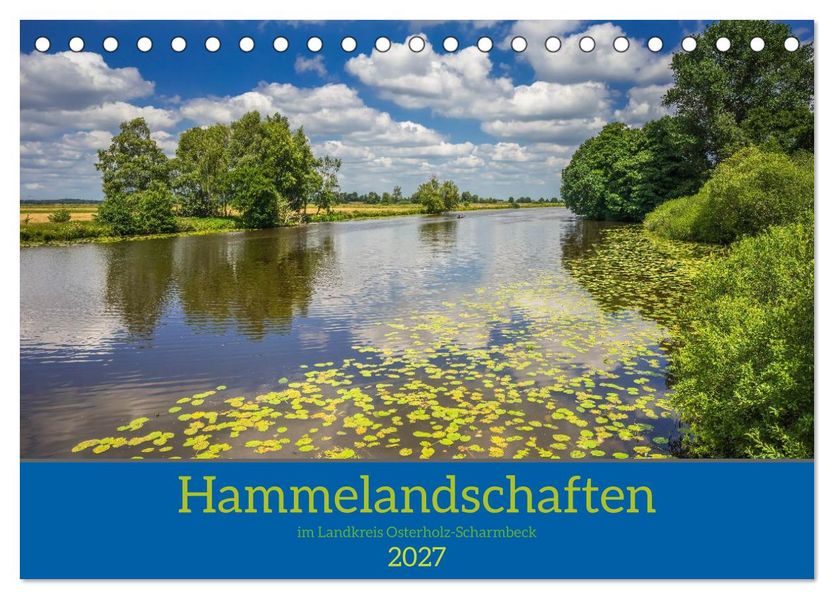 Hammelandschaften im Landkreis Osterholz-Scharmbeck (Tischkalender 2027 DIN A5 quer) CALVENDO Monatskalender
