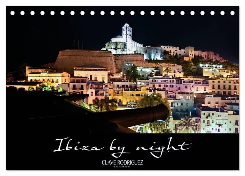 Ibiza by night (Tischkalender 2027 DIN A5 quer) CALVENDO Monatskalender