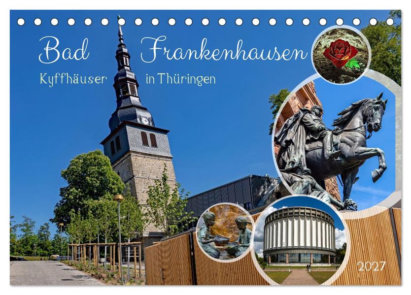 Bad Frankenhausen - Kyffhäuser in Thüringen (Tischkalender 2027 DIN A5 quer) CALVENDO Monatskalender