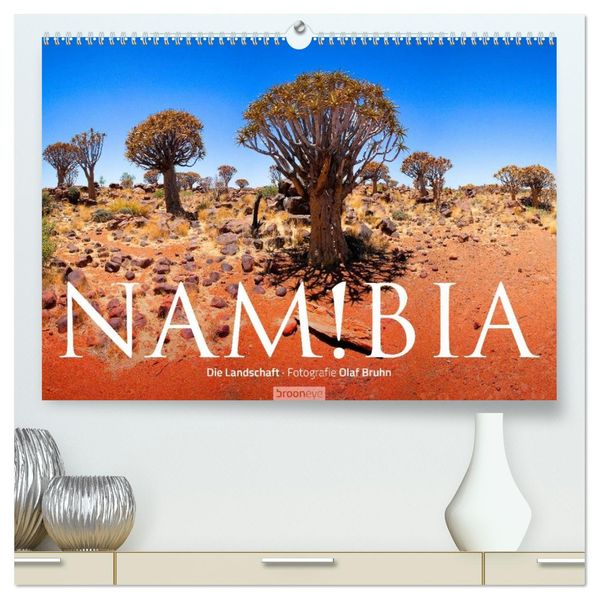 Namibia - Die Landschaft (hochwertiger Premium Wandkalender 2027 DIN A2 quer) Kunstdruck in Hochglanz