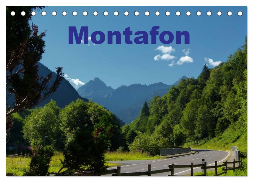 Montafon (Tischkalender 2027 DIN A5 quer) CALVENDO Monatskalender