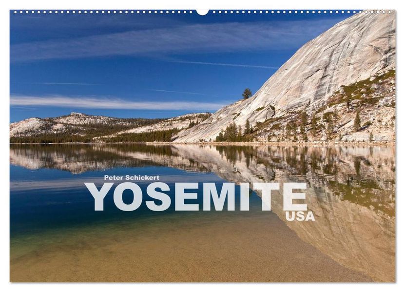 Yosemite - USA (Wandkalender 2027 DIN A2 quer) CALVENDO Monatskalender