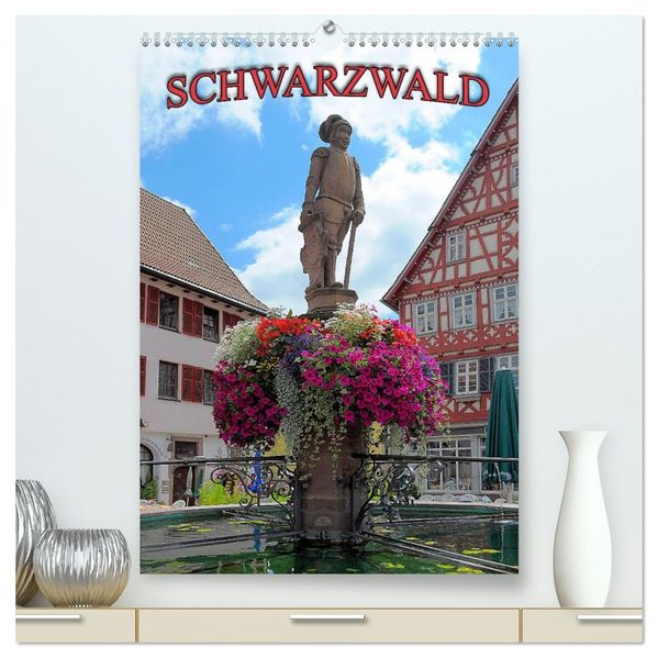 Schwarzwald (hochwertiger Premium Wandkalender 2027 DIN A2 hoch) Kunstdruck in Hochglanz