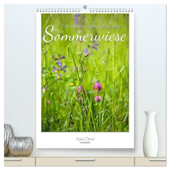 Ein Spaziergang über eine Sommerwiese (hochwertiger Premium Wandkalender 2027 DIN A2 hoch) Kunstdruck in Hochglanz