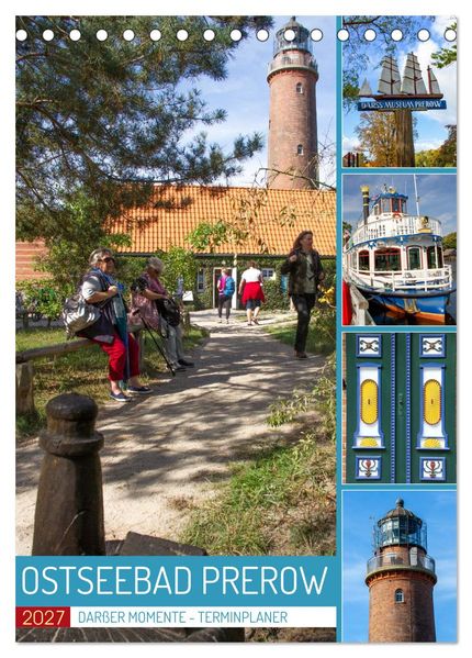 Ostseebad Prerow - Ein Darßer Moment - Terminplaner (Tischkalender 2027 DIN A5 hoch) CALVENDO Monatskalender