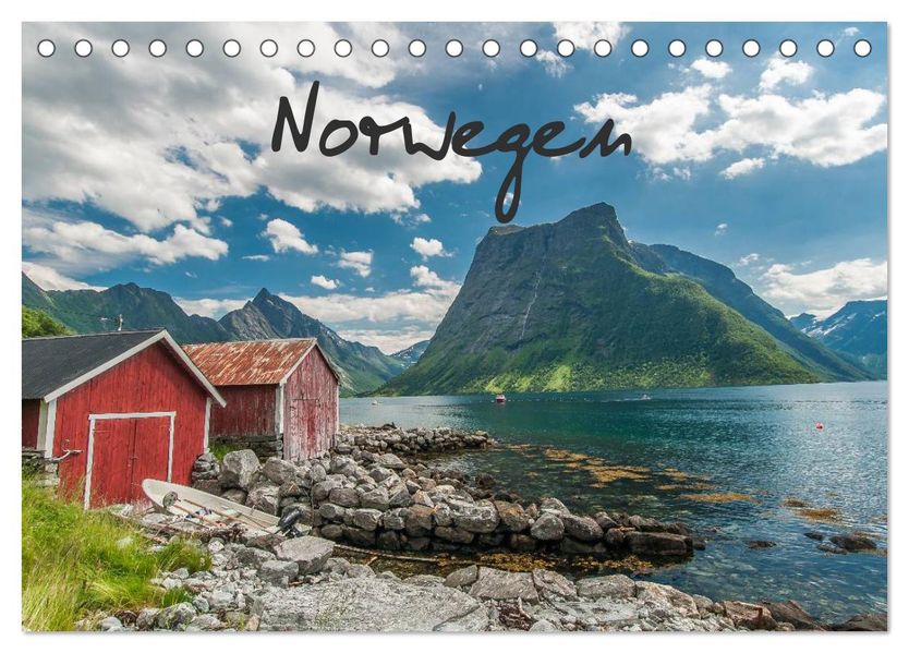 Norwegen (Tischkalender 2027 DIN A5 quer) CALVENDO Monatskalender