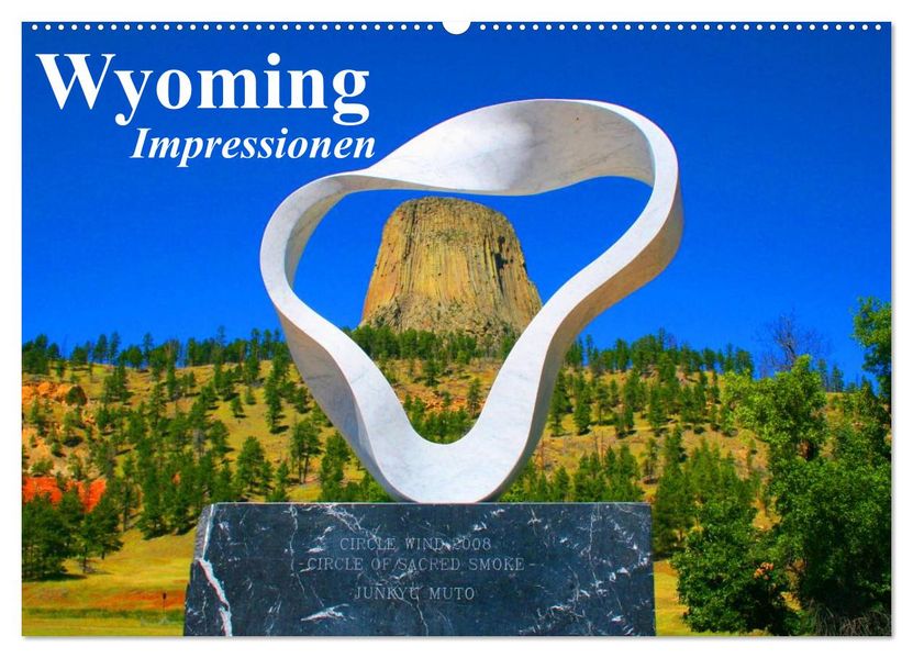 Wyoming Impressionen (Wandkalender 2027 DIN A2 quer) CALVENDO Monatskalender