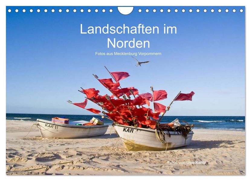 Landschaften im Norden (Wandkalender 2027 DIN A4 quer) CALVENDO Monatskalender