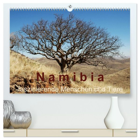 Namibia - faszinierende Menschen und Tiere (hochwertiger Premium Wandkalender 2027 DIN A2 quer) Kunstdruck in Hochglanz