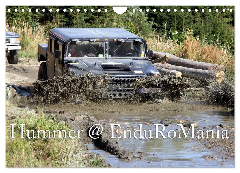 Hummer @ EnduRoMania (Wandkalender 2027 DIN A4 quer) CALVENDO Monatskalender