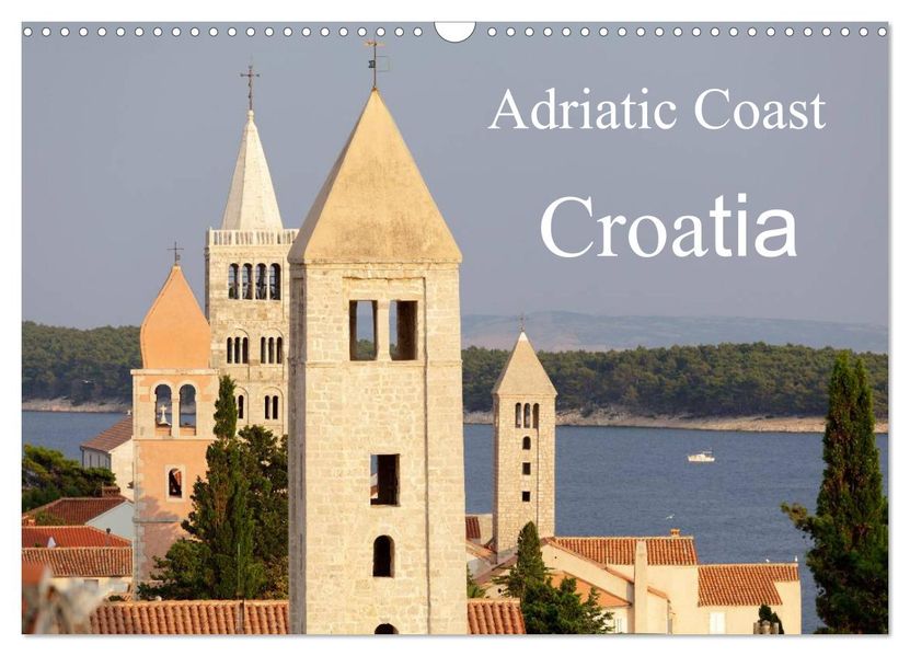 Adriatic Coast Croatia / UK-Version (Wall Calendar 2027 DIN A3 landscape) CALVENDO 12 Month Wall Calendar