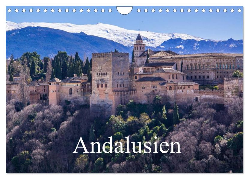 Andalusien (Wandkalender 2027 DIN A4 quer) CALVENDO Monatskalender