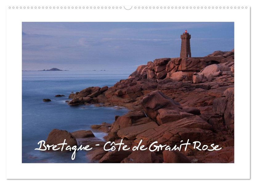 Bretagne - Côte de Granit Rose (Wandkalender 2027 DIN A2 quer) CALVENDO Monatskalender