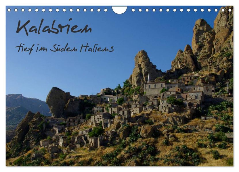 Kalabrien - tief im Süden Italiens (Wandkalender 2027 DIN A4 quer) CALVENDO Monatskalender
