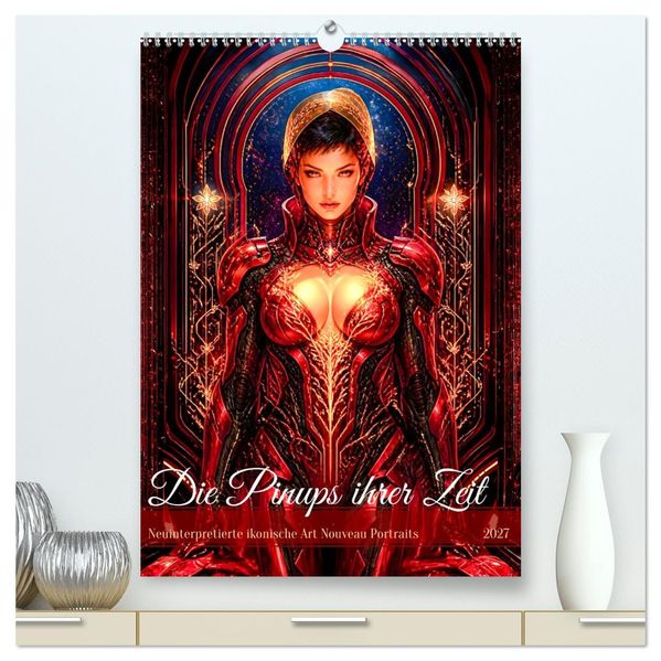Die Pinups ihrer Zeit (hochwertiger Premium Wandkalender 2027 DIN A2 hoch) Kunstdruck in Hochglanz
