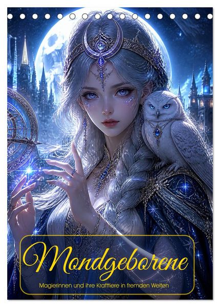 Mondgeborene (Tischkalender 2027 DIN A5 hoch) CALVENDO Monatskalender