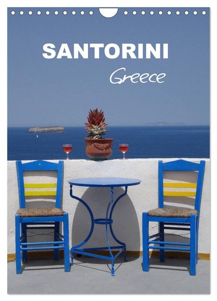 Santorini - Greece (Wall Calendar 2027 DIN A4 portrait) CALVENDO 12 Month Wall Calendar