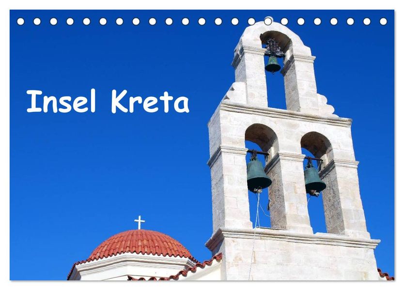 Insel Kreta (Tischkalender 2027 DIN A5 quer) CALVENDO Monatskalender