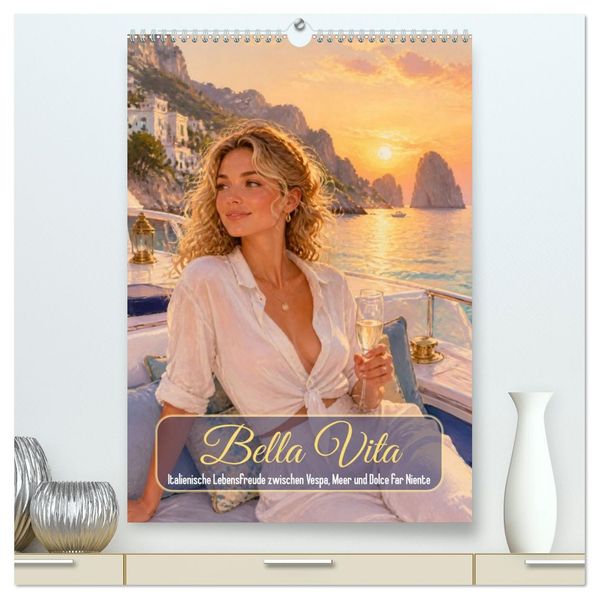 Bella Vita (hochwertiger Premium Wandkalender 2027 DIN A2 hoch) Kunstdruck in Hochglanz