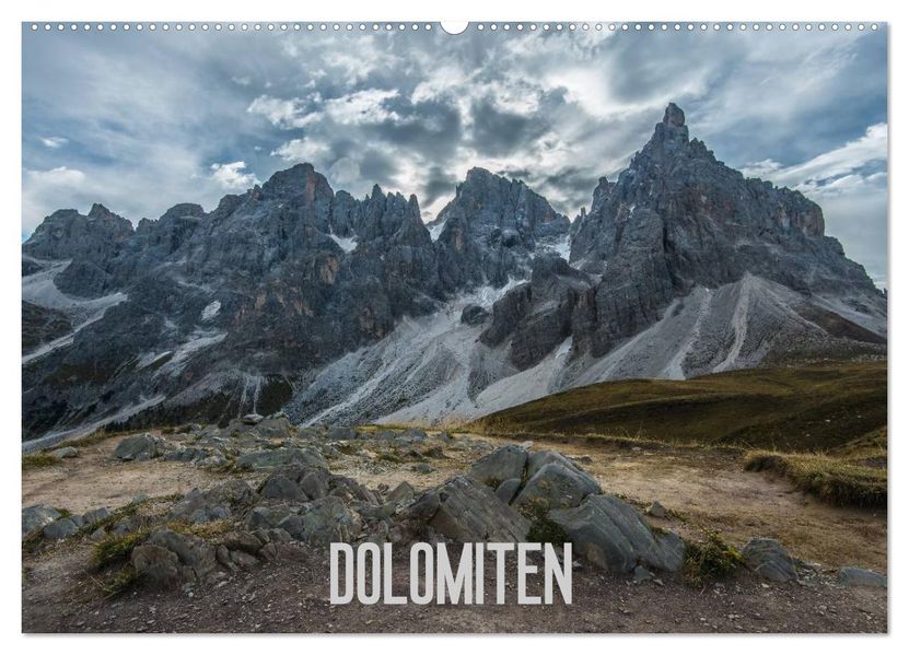 Dolomiten (Wandkalender 2027 DIN A2 quer) CALVENDO Monatskalender