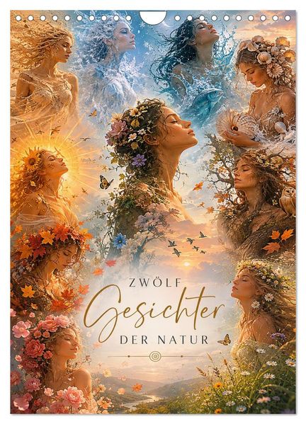 Zwölf Gesichter der Natur (Wandkalender 2027 DIN A4 hoch) CALVENDO Monatskalender
