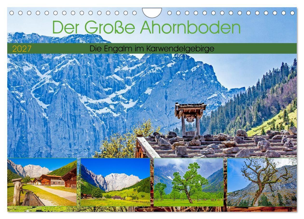 Der Große Ahornboden - Die Engalm im Karwendelgebirge (Wandkalender 2027 DIN A4 quer) CALVENDO Monatskalender