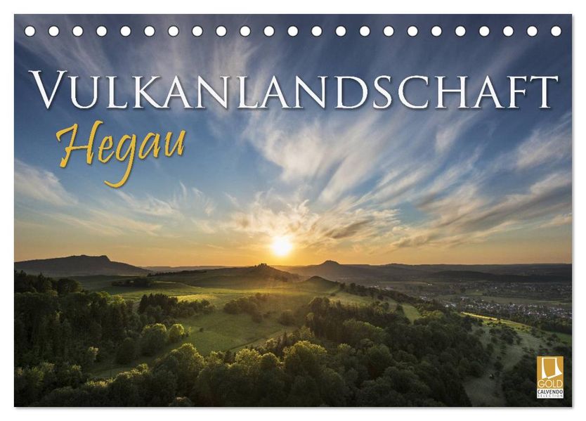 Vulkanlandschaft Hegau 2027 (Tischkalender 2027 DIN A5 quer) CALVENDO Monatskalender