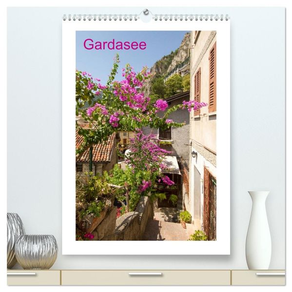 Gardasee (hochwertiger Premium Wandkalender 2027 DIN A2 hoch) Kunstdruck in Hochglanz
